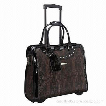 Trolley bag, measures 17.5 x 7 x 15 inches